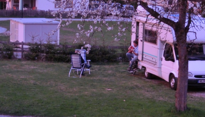 Frühling am Stellplatz Kellerbauer